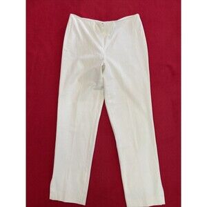 LIGHT COTTON PANTS Gunex Women’s Size 10 Stretch Cotton Ivory Pants